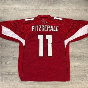 Reebok Cardinal Red and White Jersey